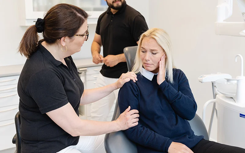 Tegn på betændelse efter tandudtrækning