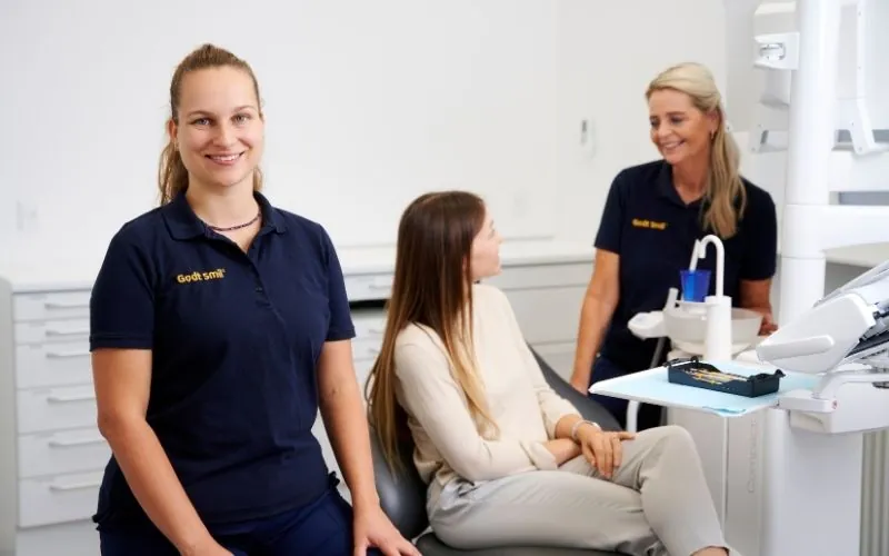 rester af tand efter tandudtrækning