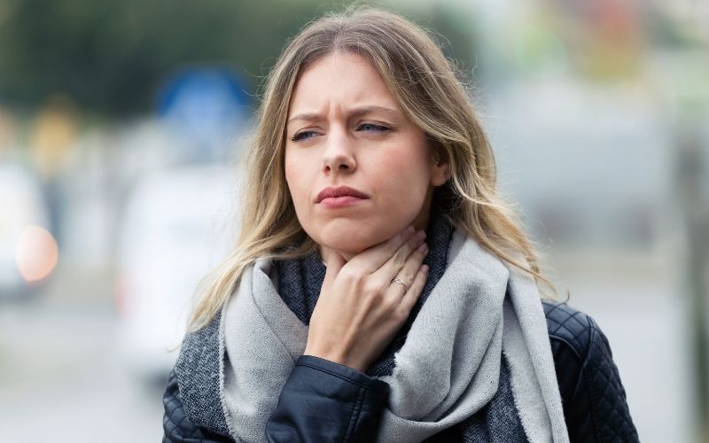 ondt i halsen efter fjernelse af visdomstand